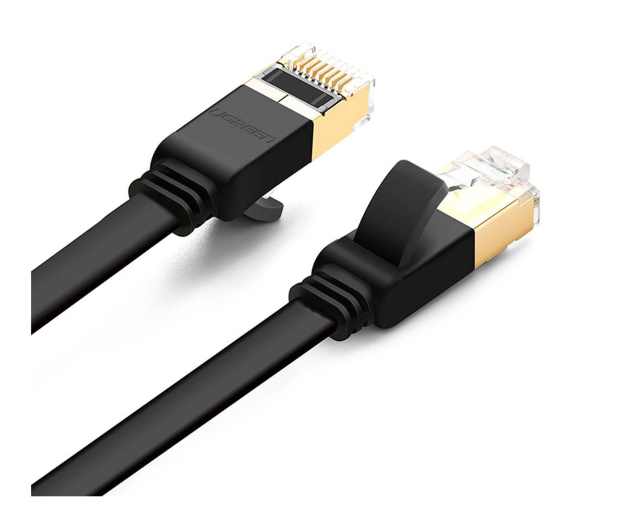 UGREEN Płaski kabel sieciowy NW106 Ethernet RJ45 Cat.7 STP 0.5m cza - 1489208 - zdjęcie 2